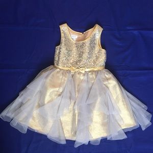 Dazzling gold and silver dress